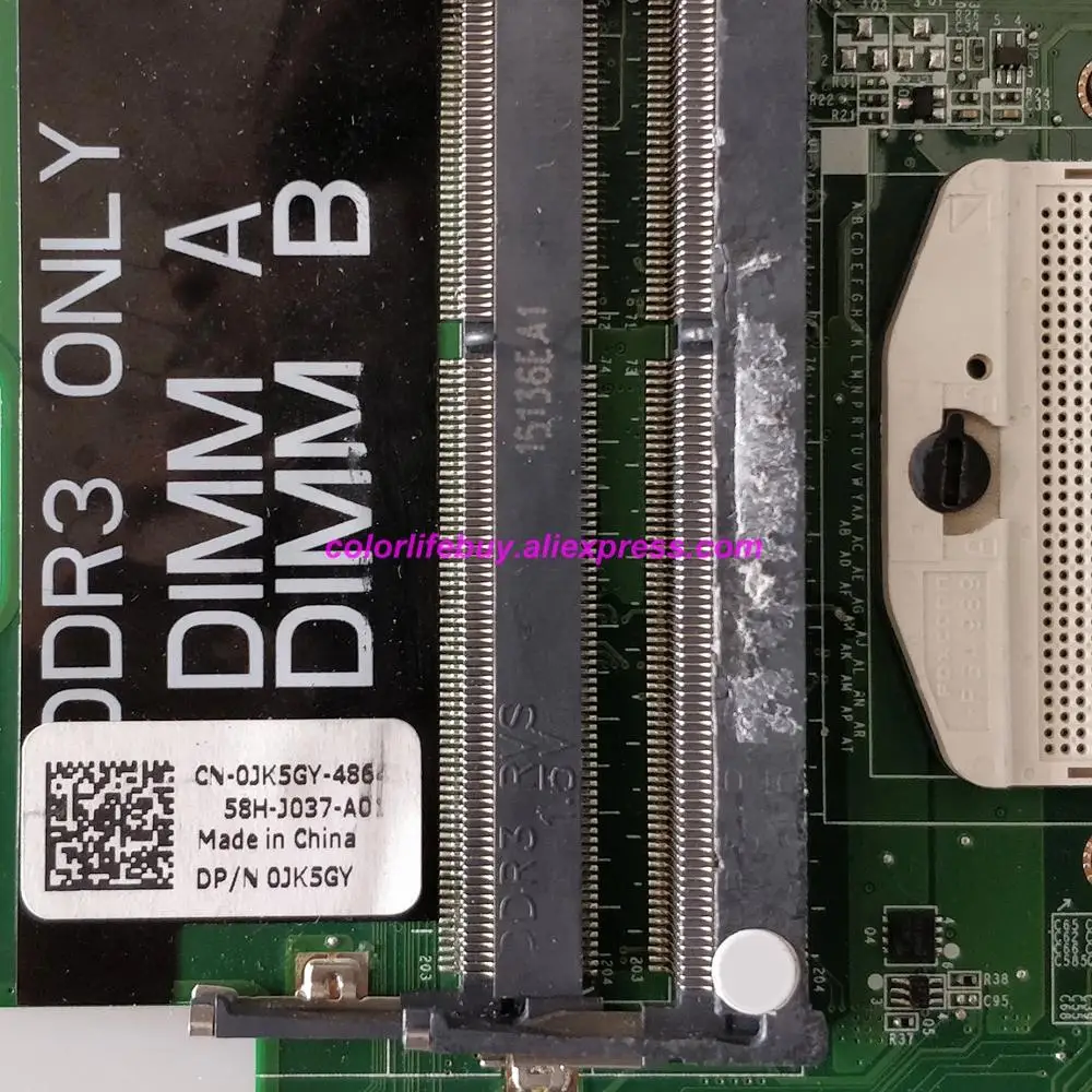 Натуральная CN-0JK5GY 0JK5GY JK5GY DA0V08MB6D2 HM77 Материнская плата ноутбука для Dell Vostro 3460 V3460 Тетрадь ПК