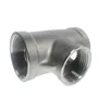 304 Type T three way reducer Stainless Steel female Jointer Pipe Connection connector Fittings ► Photo 2/5