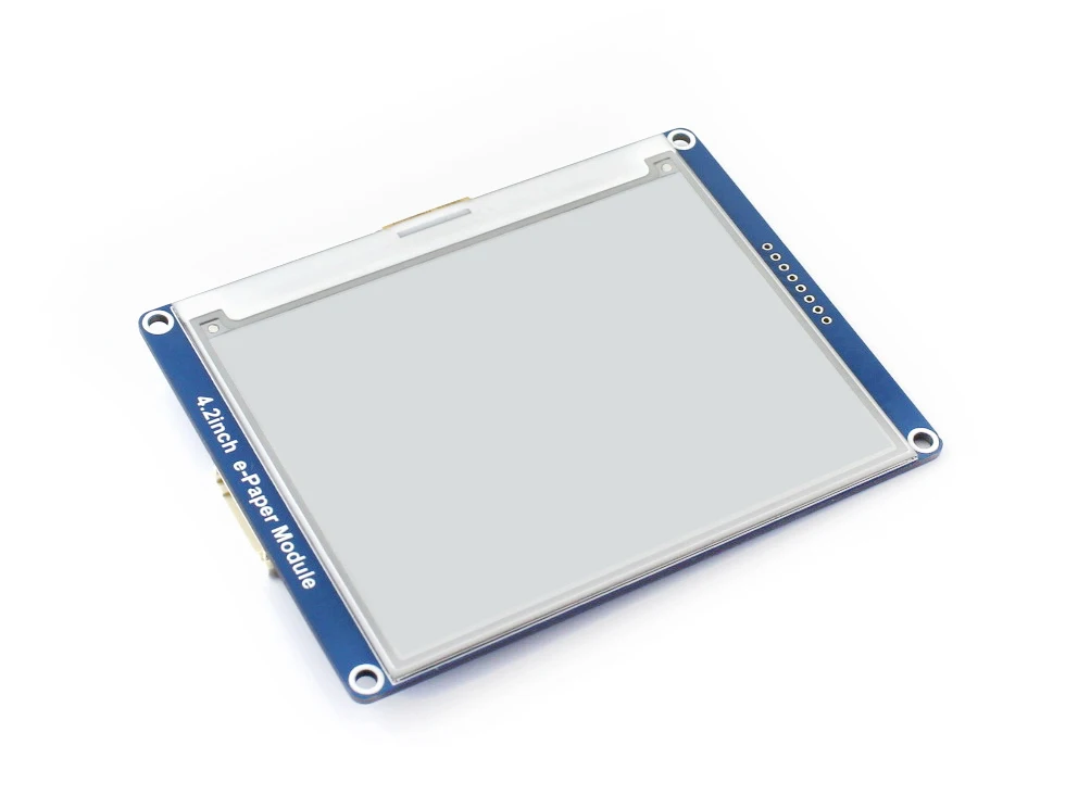 Günstige Waveshare 4,2   e papier, 400x300, 4,2 zoll E Ink display modul, display farbe schwarz, weiß. Keine hintergrundbeleuchtung, weitwinkel, SPI interace,
