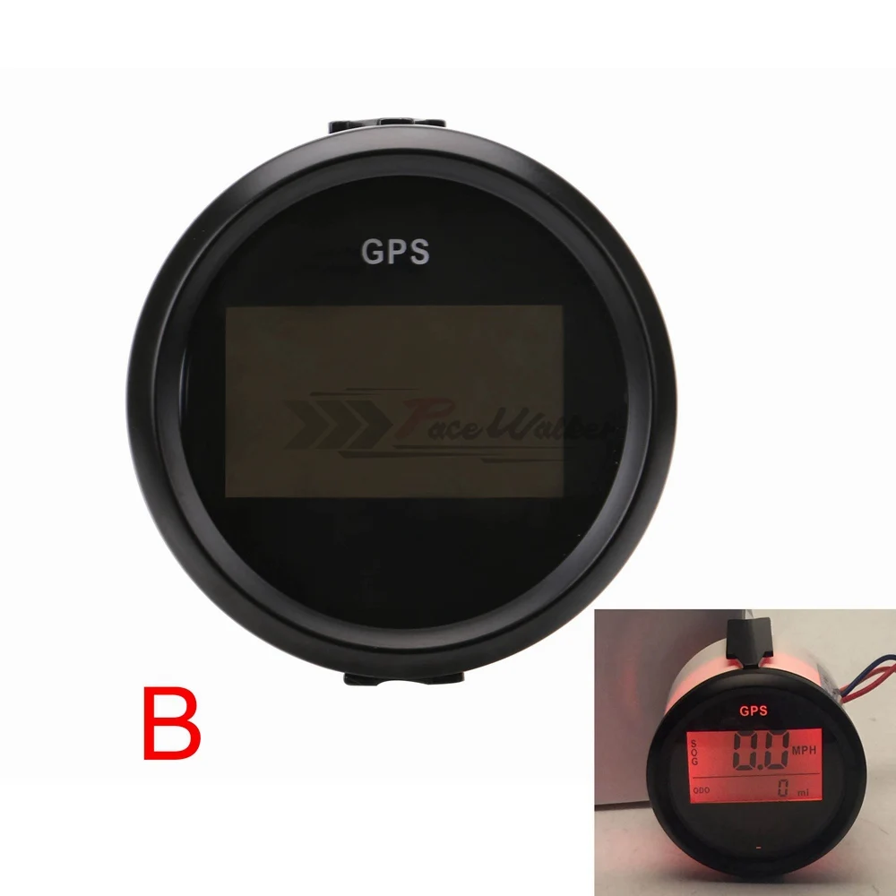 2 &quot(52 мм) цифровой gps спидометр одометр для автомобиля лодка с Подсветка 12 V/24