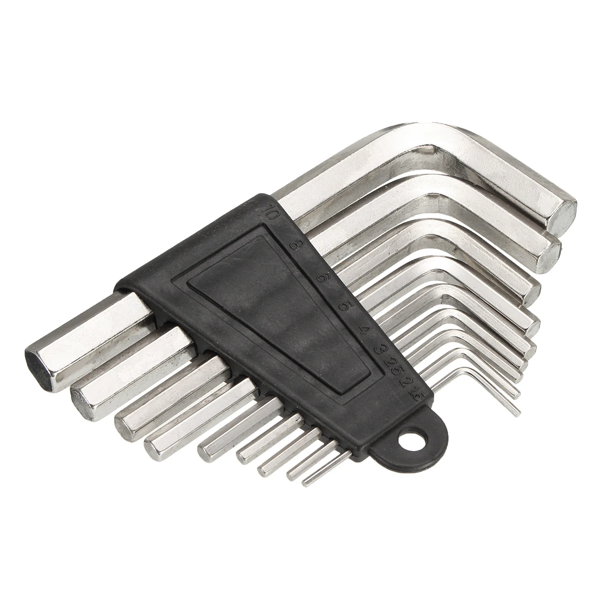 9Pcs Metric Combination Hex Key Allen Wrench Set 1.5mm to 10mm Key Hand