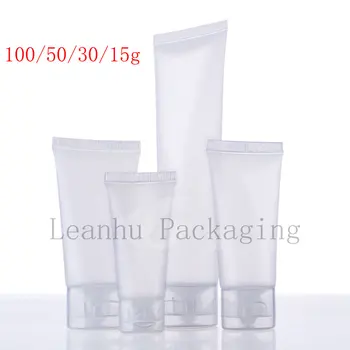 

squeeze plastic bottle, shampoo lotion tube packaging,container,15 30 50 100 ml natural frosted soft lotion cosmetics tube