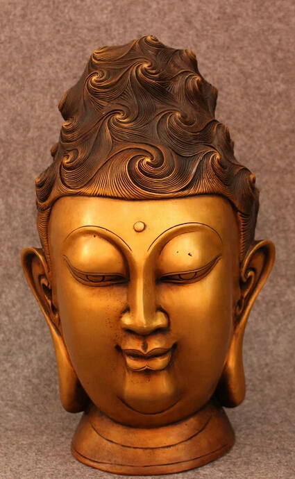 

S3174 14" Chinese Bronze Gilt Kwan-yin Guan Yin Goddess Tibet Buddha Bead Statue Set D0318