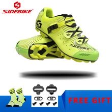 SIDEBIKE, обувь для горного велосипеда, дышащая, MTB, обувь для велоспорта, для женщин и мужчин, Sapatilha, Ciclismo, mtb, Нейлоновая подошва, велосипедные кроссовки для гонок