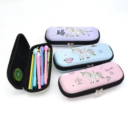 Пенал с единорогом kawaii school etui trousse scolaire cartuchera para lapiceras estuche escolares kalem kutusu