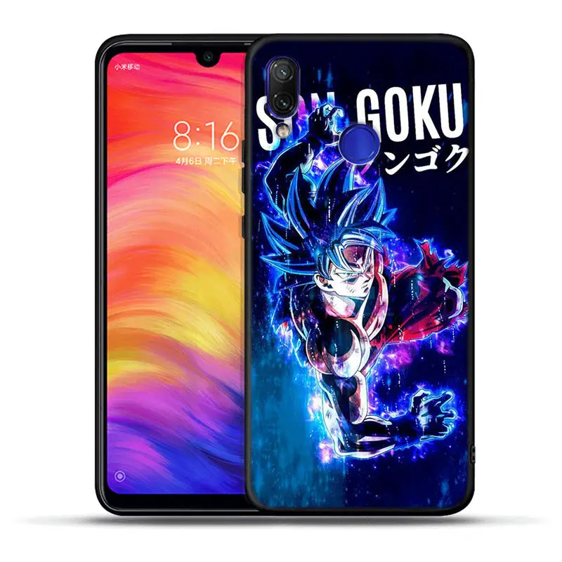 Силиконовый чехол для Xiao mi Red mi Note 7 6 Pro 6A 5A Prime mi A1 5X A2 Lite 6X4X5 Plus Pocophone F1 чехол Dragon Ball Z Goku