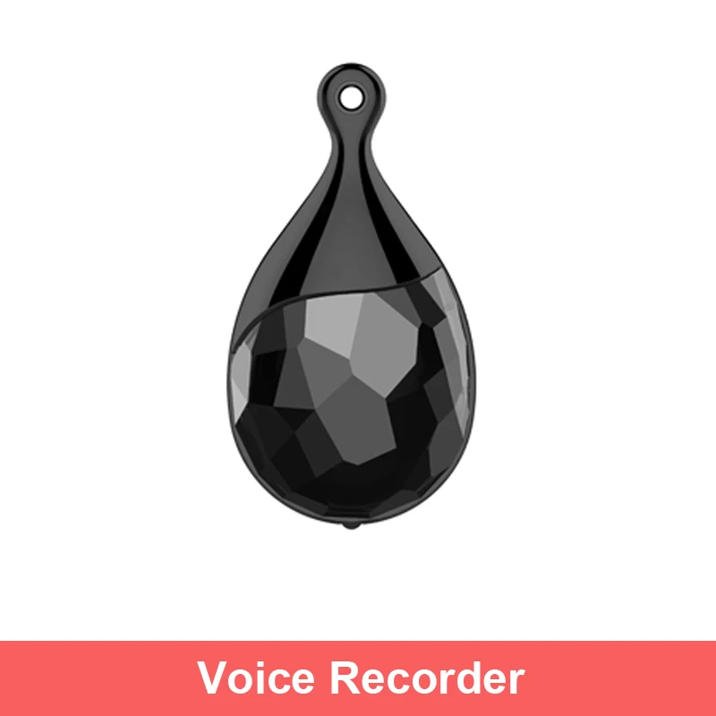  Little Pendant 4GB Voice Recording Necklace Voice Activated VOX Covert Wearable Audio Recorder with