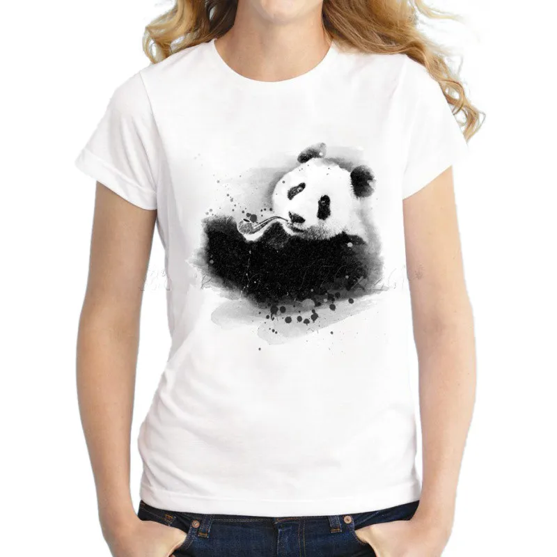 Creative-Funny-Owl-Panda-Women-s-Animal-Printed-T-shirt-Fashion-Short-Sleeve-Black-Galaxy-Owl (2)