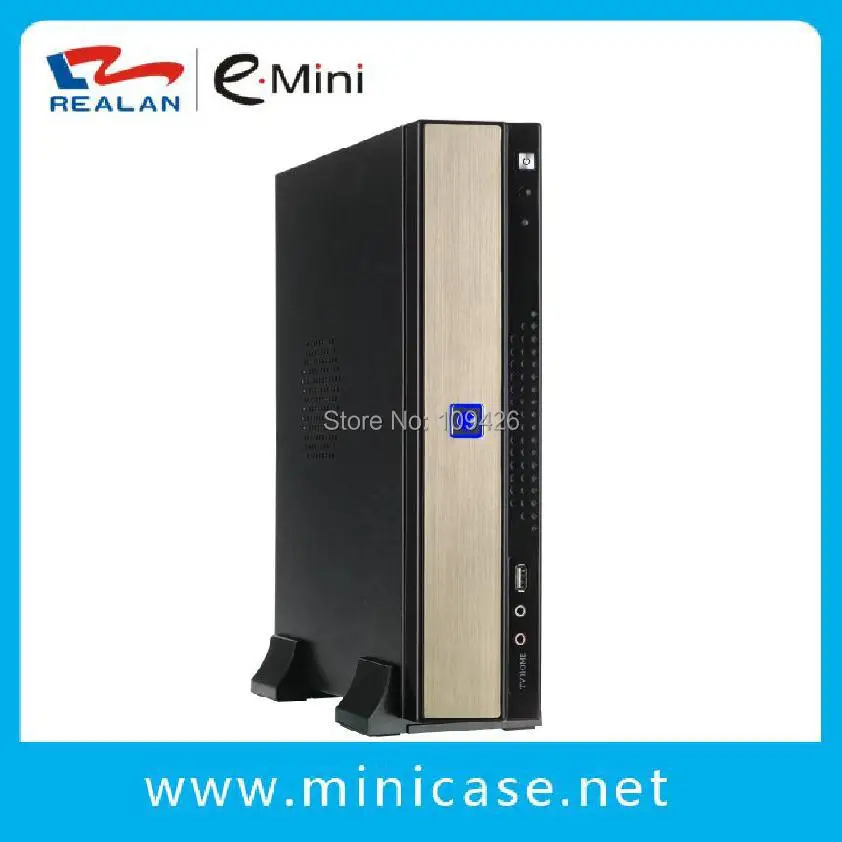 REALAN Mini ITX/MicroATX промышленный корпус поликарбонат E T01B с блоком питания 1 * PCI слот SGCC 0
