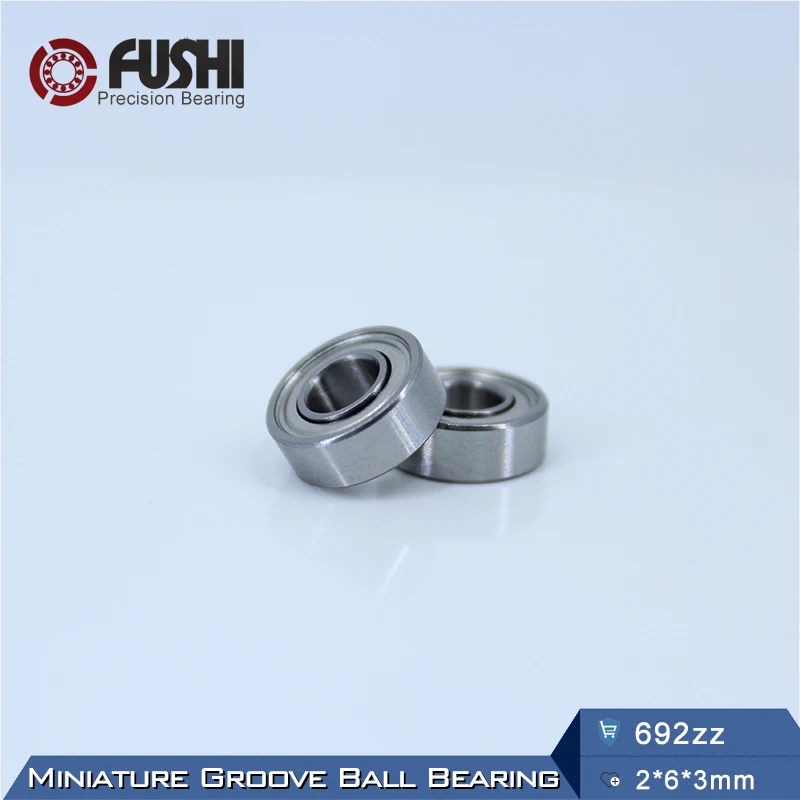 692ZZ H2.5 подшипник 2*6*2 5 мм (10 шт.) ABEC- 3 миниатюрные нестандартные шарикоподшипники 692