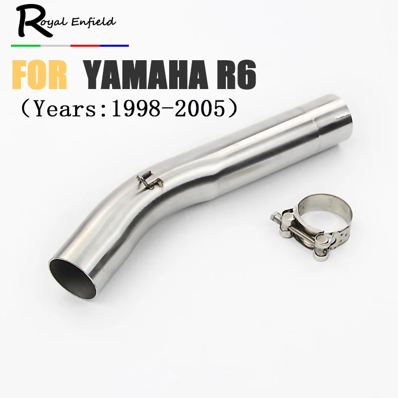 Slip On Motorcycle exhaust middle link Pipes connnector escape moto