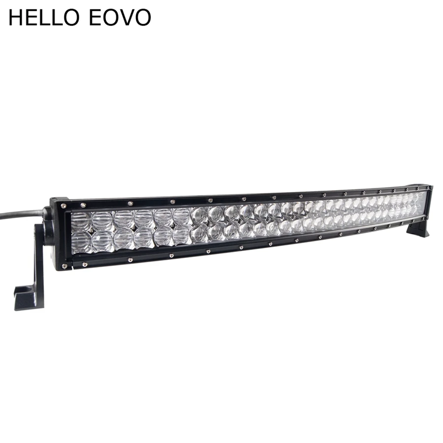 HELLO EOVO 5D 32 inch 300W Curved LED Light Bar for Work Indicators Driving Offroad Boat Car Tractor Truck 4x4 SUV ATV 12V 24V