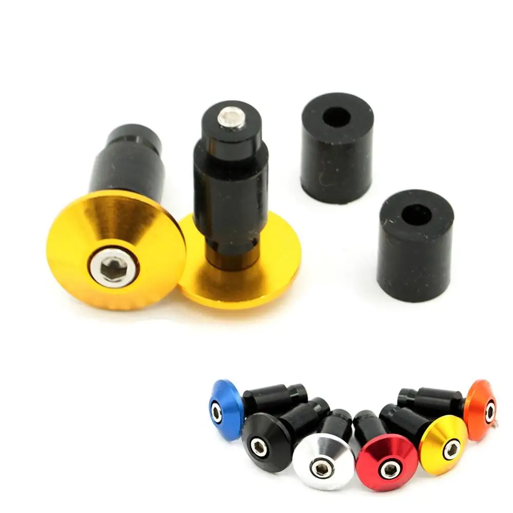 CNC Motorcycle Street Dirt Bike Anti Vibration Handlebar Cap Block Hand