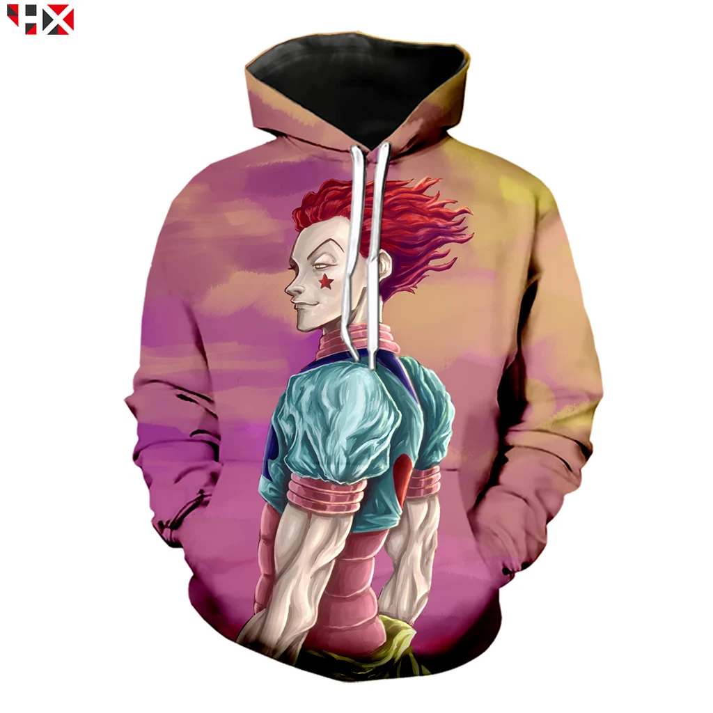 

Summer Sale 3D Print Men Hoodies Anime Hunter X Hunter Men/Women Harajuku Streetwear Style Hooded Top Z255