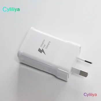 

High Quality 5V 2A 9V 1.67A Adaptive real Fast Charging Charger Adapter AU plug for Samsung s6 s7 S8 Plus edge no logo