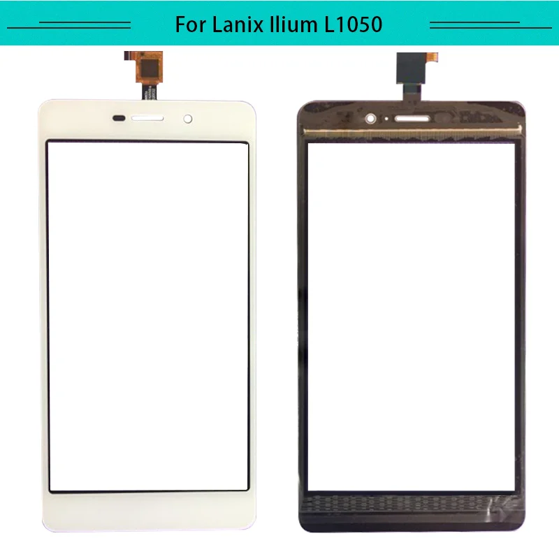 Tested wholesale 5pcs Touch Screen For Lanix Llium L1050 Digitizer Sensor with free shipping