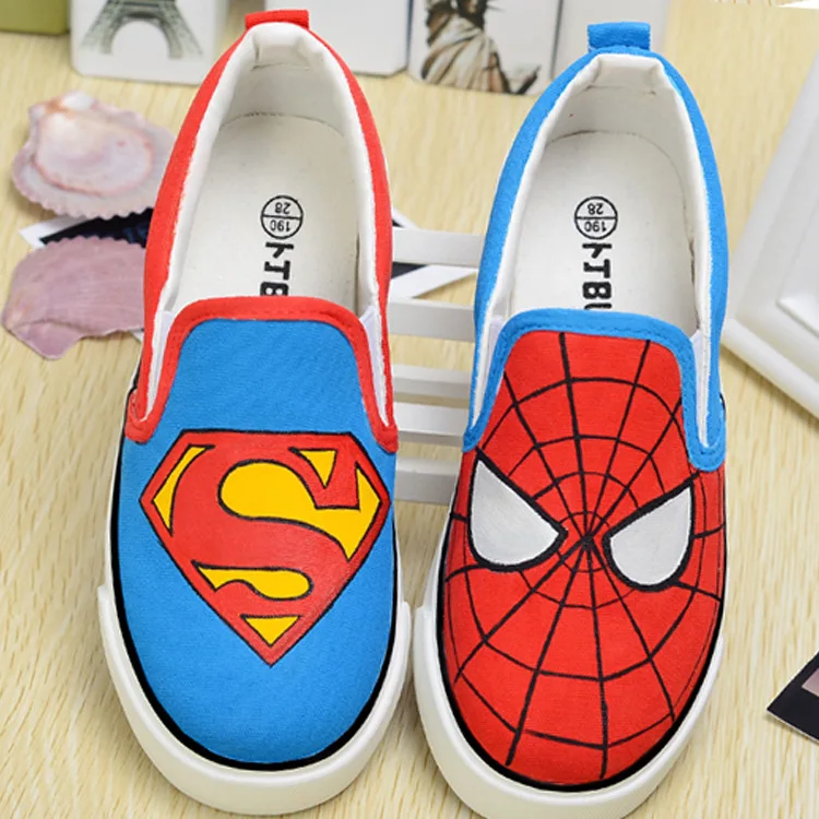 spiderman canvas shoes