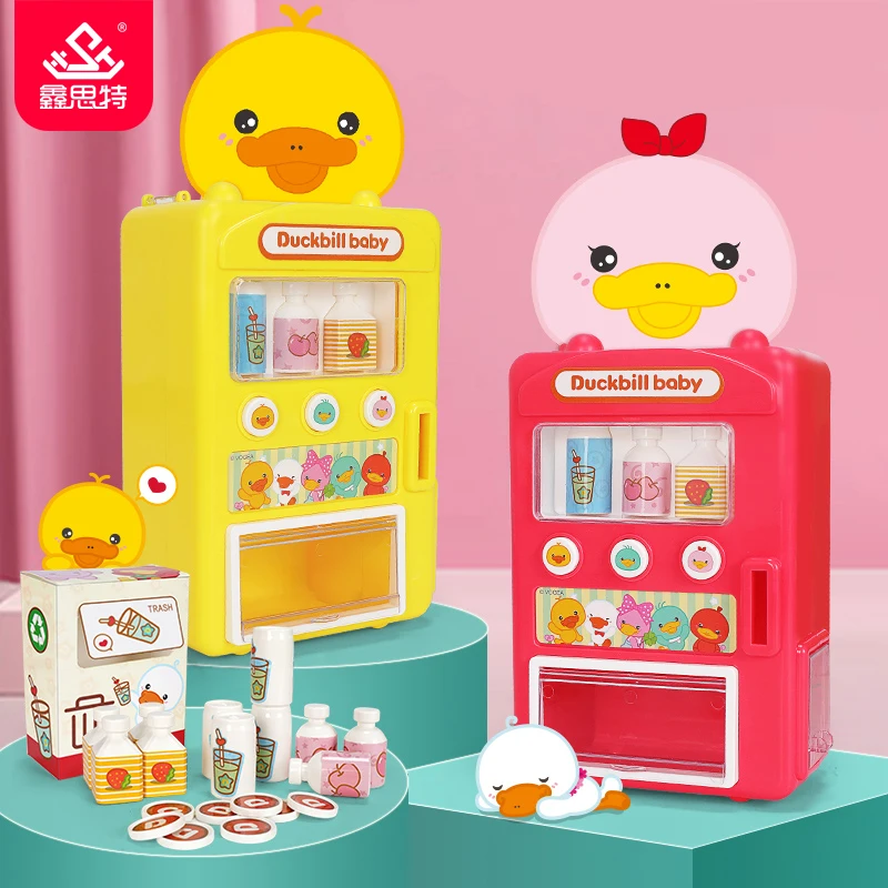 Kids Vending Machine Supermarket Toy Pretend Play Simulation Shopping