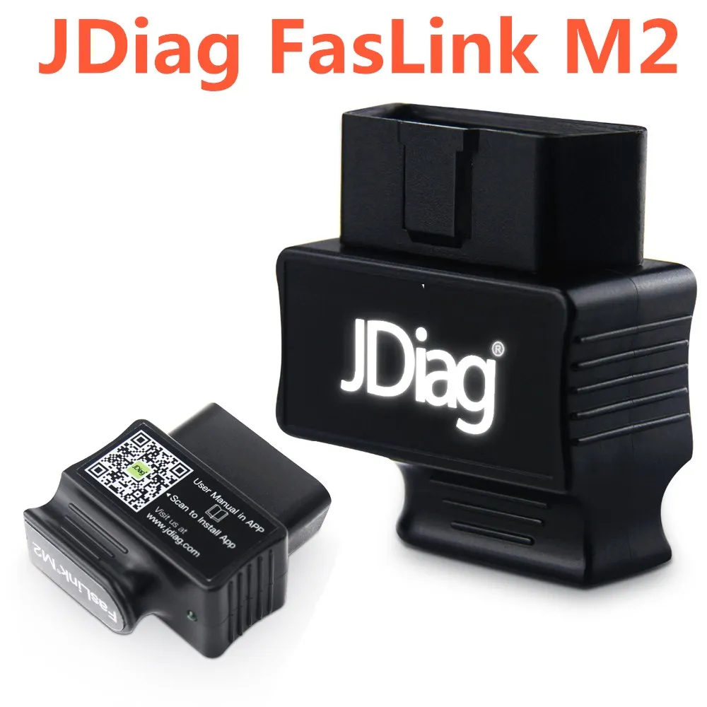 

JDiag OBD2 Code Reader OBD Scanne FasLink M2 Phone Bluetooth 4.0 Diagnostic Tool PK BD OBDLINK For iPhone For Android