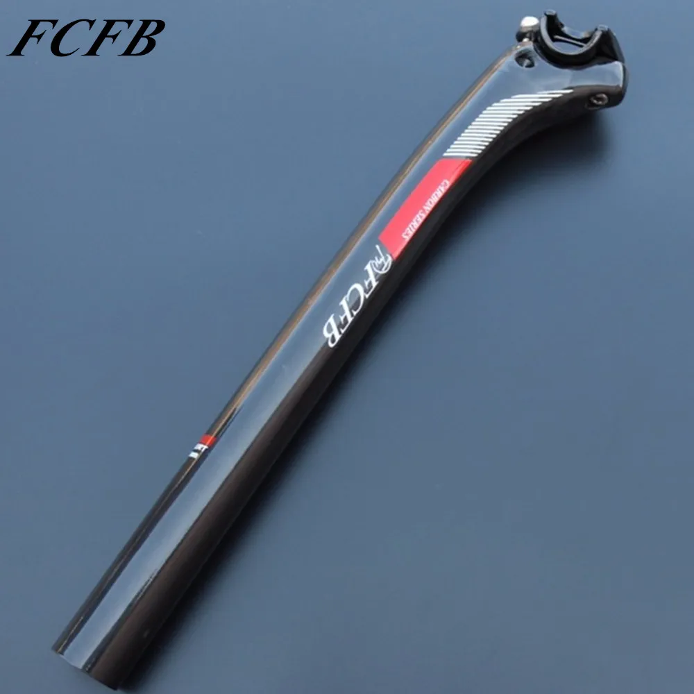 free shipping new design FCFB FW UD white red seatpost carbon road bike