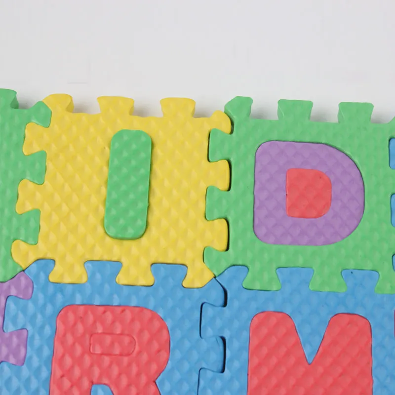 36 шт./компл. унисекс мини для детей Высокое качество Детские игрушки развивающие 3D головоломка АЛФАВИТ A-Z буквы Numeral мягкий коврик из пены с эффектом Puzzle