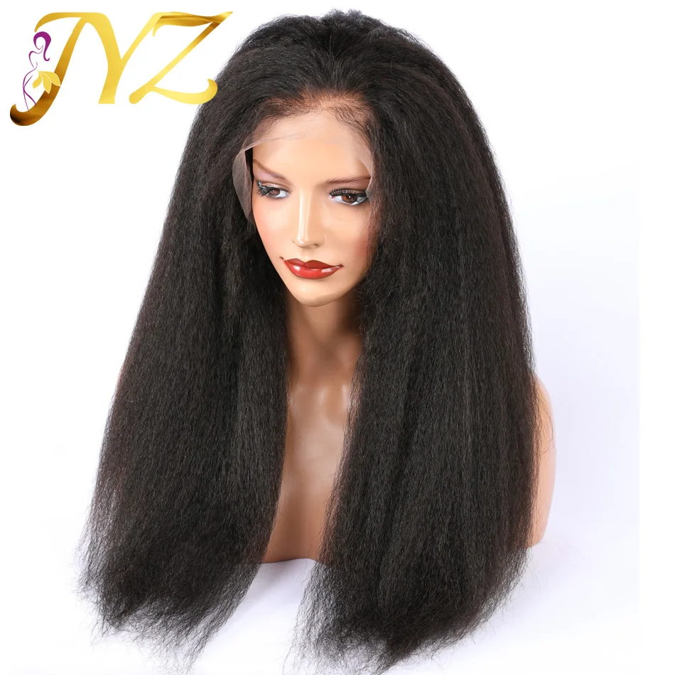 

8"-28" Lace Front Human Hair Wigs Kinky Straight Human Hair Lace Wigs For Black Women Brazilian Remy Hair Wigs Pre Plucked