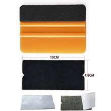 EHDIS углеродного волокна Ракель с 1 pc ткань войлочная ткань скребок Инструменты для чистки автомобилей виниловая пленка для автомобиля Обёрточная бумага тонированное стекло инструмент