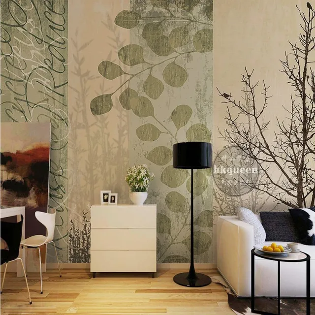 fototapete esszimmer, 3d fototapete 3d nordic einfache elegante landschaft tapete, Design ideen