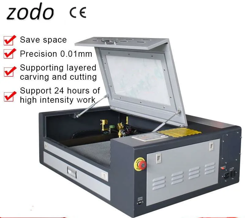 4060 Ruida 400X600 мм Co2 лазерная гравировка машина для резьбы Тыква бамбук