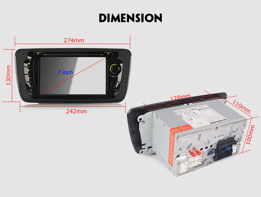 Top Erisin ES7822S 7" Android 8.0 Car GPS Radio DVR DAB+ DVD For SEAT IBIZA 27 Top Erisin ES7822S 7" Android 8.0 Car GPS Radio DVR DAB+ DVD For SEAT IBIZA 27