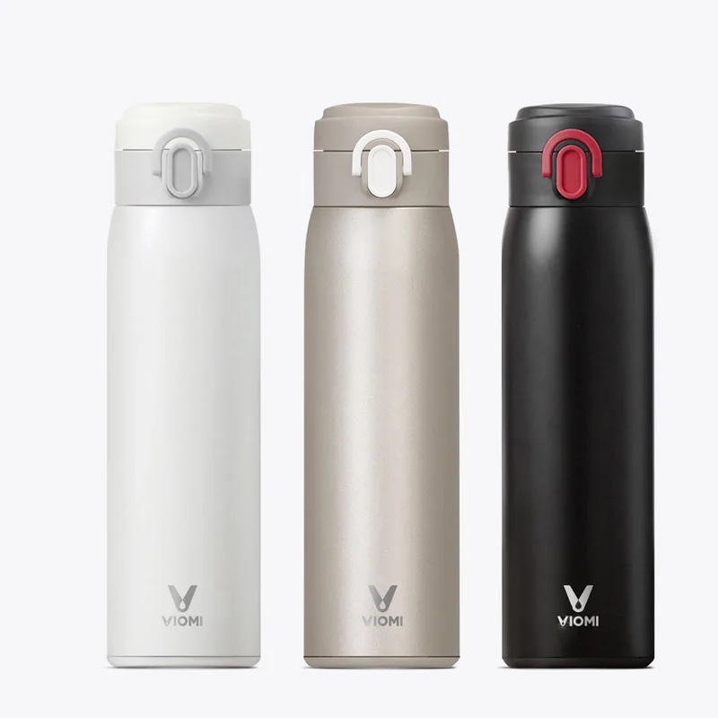 

In Stock Xiaomi Mijia VIOMI Cu p Stainless Steel Vacuum 24 Hours Flask Water Smart Bottle Thermos 460ML 0