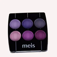 MEIS Brand Makeup Cosmetics Professional Makeup 6 Colors Eye Shadow Eyeshadow Palette Matte Eyeshadow Eye Shadow Palette MS0619
