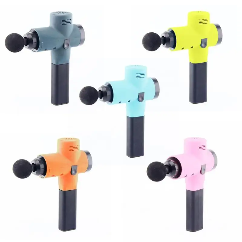 Portable Handheld Electric Massager Gun Women Men Body Muscle Massage Guns Fitness Sport Exercise Body Massage Tools Drop ship