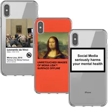 Силиконовый чехол для телефона в социальных сетях для iPhone 11 Pro MAX X XR XS MAX 5S SE 6 6s 7 8 plus