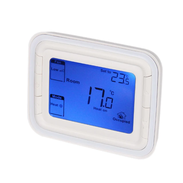 LCD Display Room Thermostat Temperature Controller Thermoregulator For Air Condition system T6861H2WB thermostat AC220V