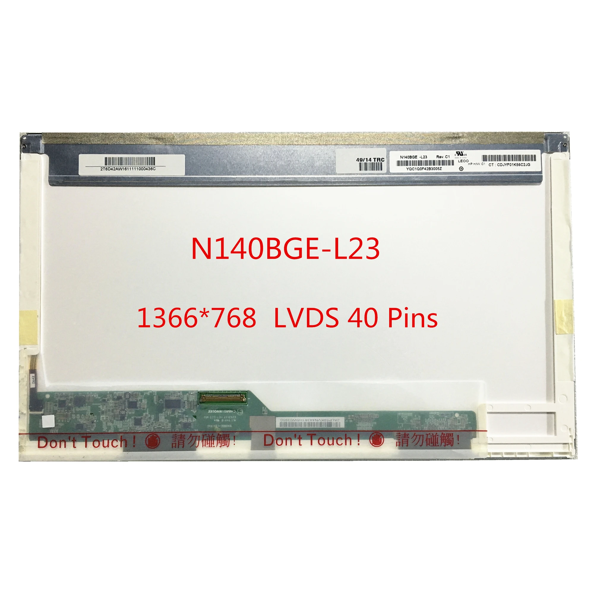 Koop Gratis verzending N140BGE L23 N140BGE L23 L22 L21 L11 N140BGE L12 BT140GW01 LP140WH1 TLA1 LTN140AT02 B140XW01 V.8 V.9 40 Pins
