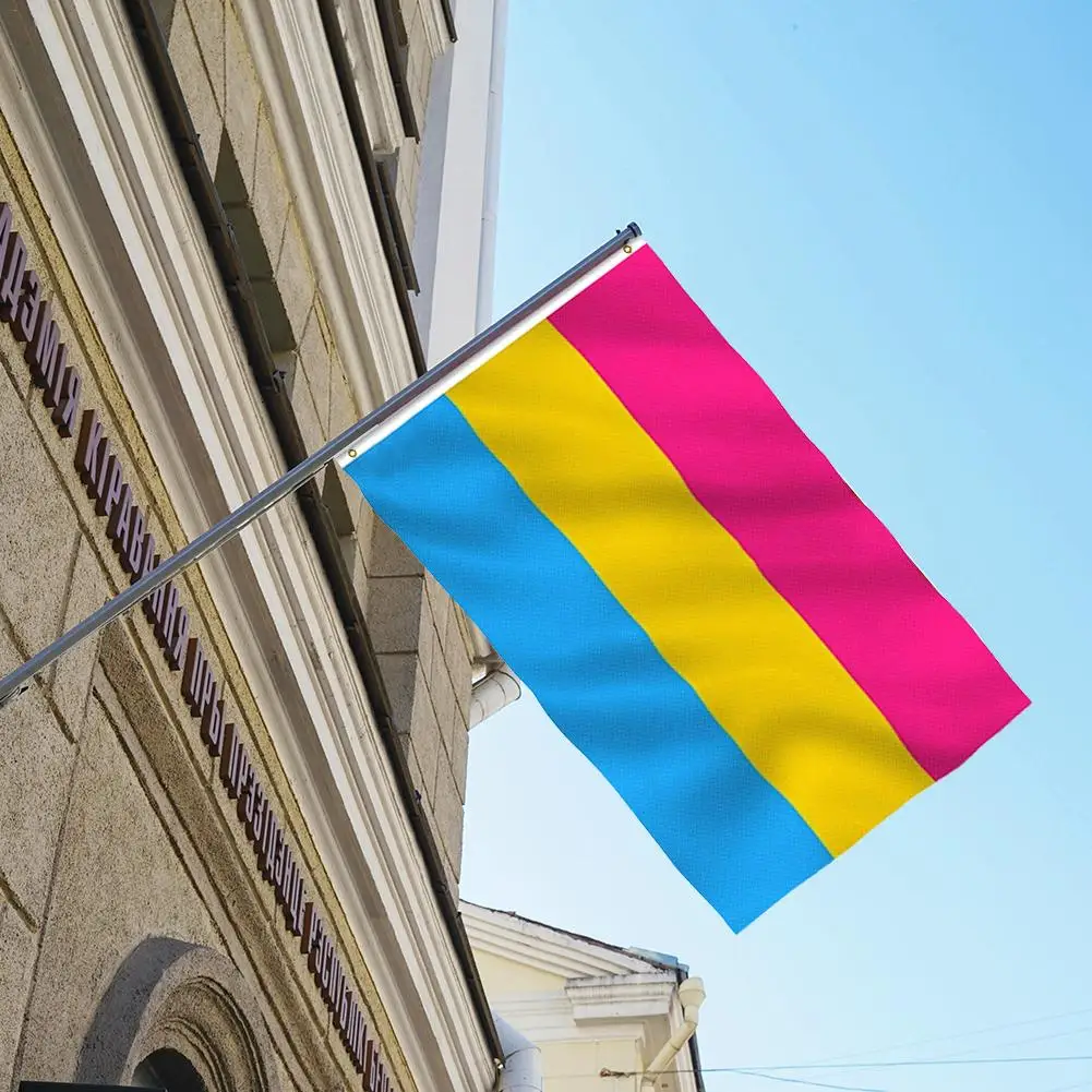Висячие 90X150 см Omnisexual LGBT Pride Pansexual Flag для украшения баннеров|Флаги баннеры и