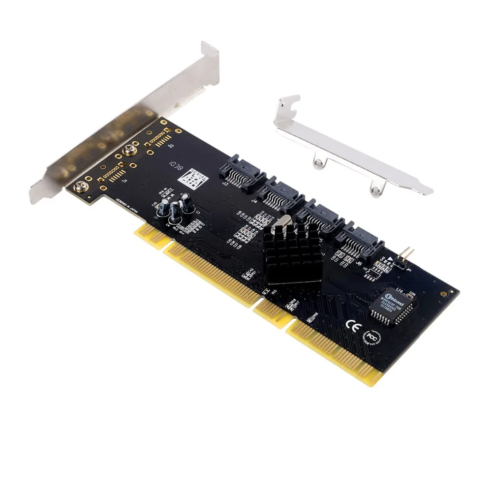 Orico 4 порта Sata 2,0 Pci-E к Usb3.0 экспресс-карта расширения Usb 3,0 3 ГБ/сек. скорость Pcie адаптер кремния 3124 чип для настольных ПК