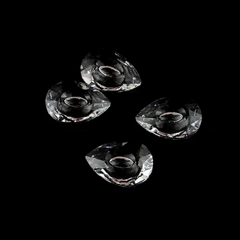 

10pcs/lot Transparent 63mm Crystal Prism Pendant Parts Crystal Suncatcher Parts Pendant