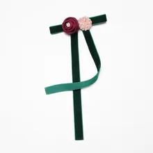 Новинка, Женский бархатный галстук, Одноцветный, Бабочка, Женский Галстук-бабочка, модный, женский, студенческий, отель, клерк, официантка, воротник, одежда, ленты, галстуки, зеленый