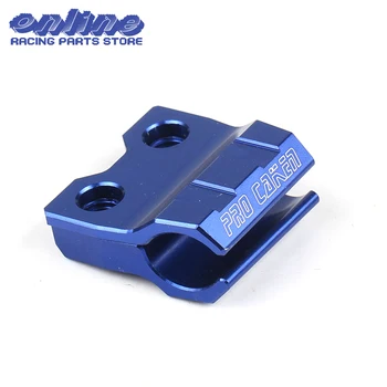 

CNC Blue Brake Line Hose Clamps Holder For YZ WR 125 250 YZF WRF 250 450 MX LINE Motocross Supermoto Enduro Dirt Bike Off Road