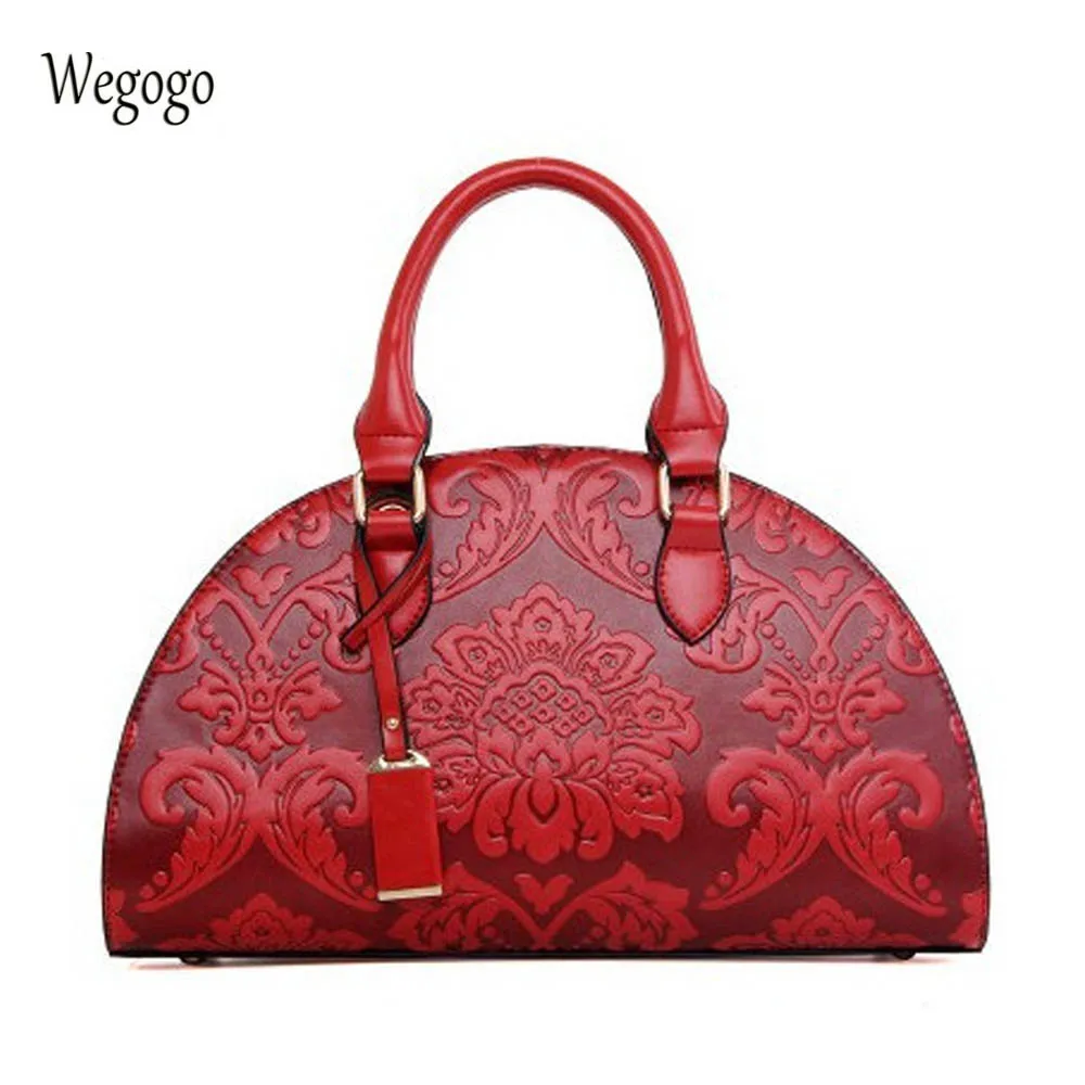 

Retro Chinese Style Bride's Handbag Bags Women Famous Brands Luxury Handbags Eiegant Ladies PU Leagther Shoulder Bag Bolso Mujer