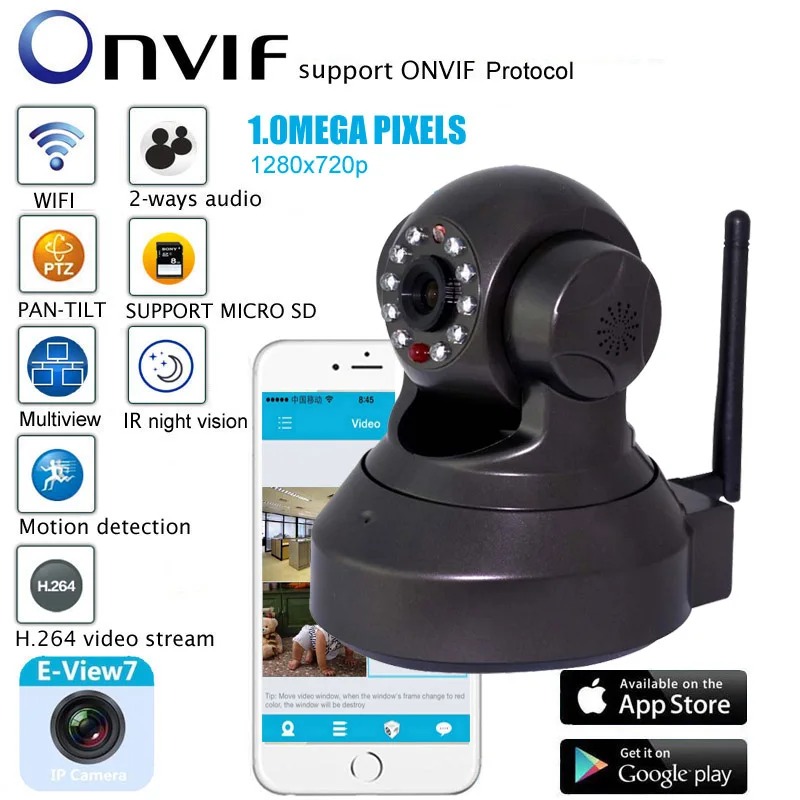 bilder für Cctv-überwachung überwachungskamera drahtlose ip-kamera 720 p 1.0mp hd wifi kamera infrarot-nachtsicht p2p baby monitor ptz ircut bilder für Cctv-überwachung überwachungskamera drahtlose ip-kamera 720 p 1.0mp hd wifi kamera infrarot-nachtsicht p2p baby monitor ptz ircut