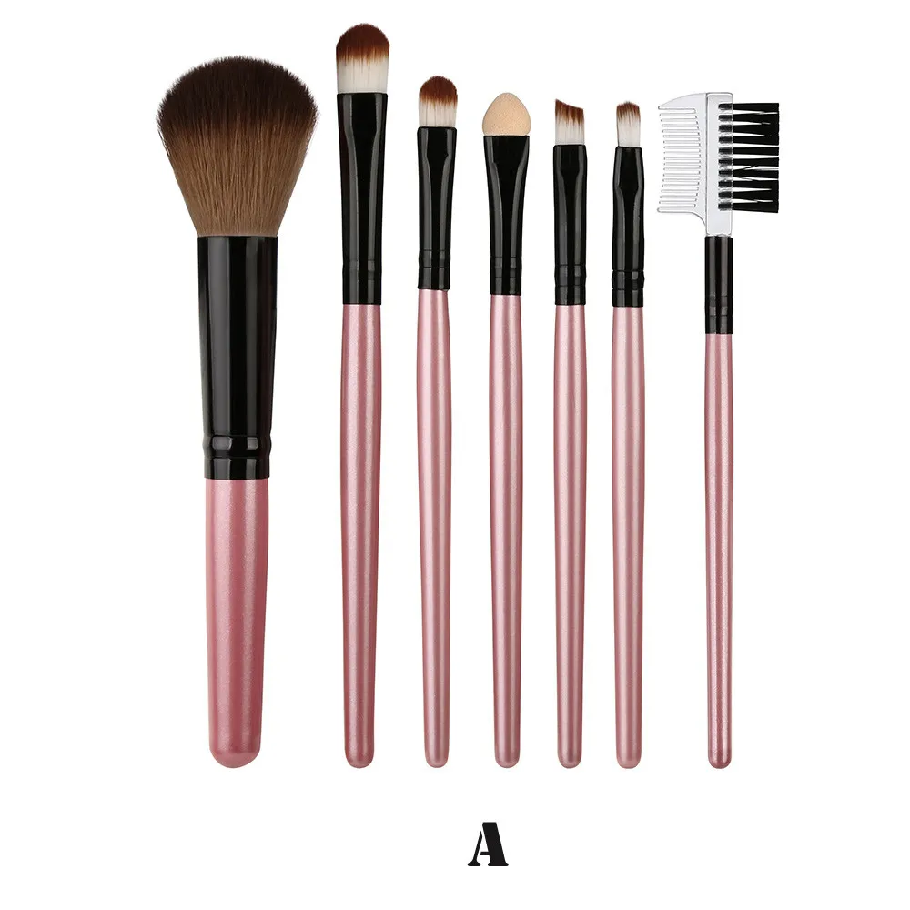 

7pcs Makeup Brushes set profesional Foundation Blusher Eyeshadow Lips Make up Brush Cosmetic Set Kit pincel maquiagem