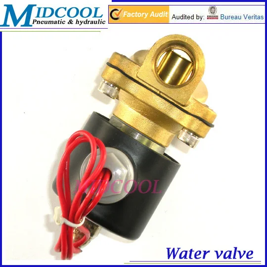 De agua valvula Boutique ac 220V 2W160-15 1/2 &quotНормально закрытый электромагнитный клапан для