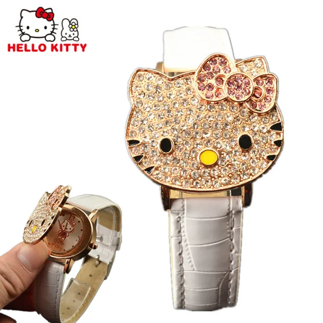 Hello Kitty Watch Clamshell Dial Kids Watches Cartoon Children's Watches For Gir Hello Kitty Watch Clamshell Dial Kids Watches Cartoon Children's Watches For Gir