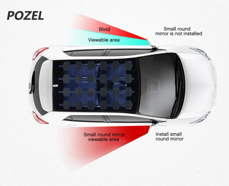 Авто автомобиль зеркало для слепой зоны зона нечувствительности зеркало для Toyota Wish mark x supra gt86 4runner для Avensis Camry RAV4 Prado Corolla YARIS
