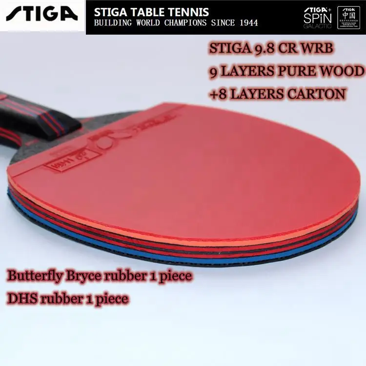 Buy Original Stiga table tennis racket Hybrid Wood 7.6