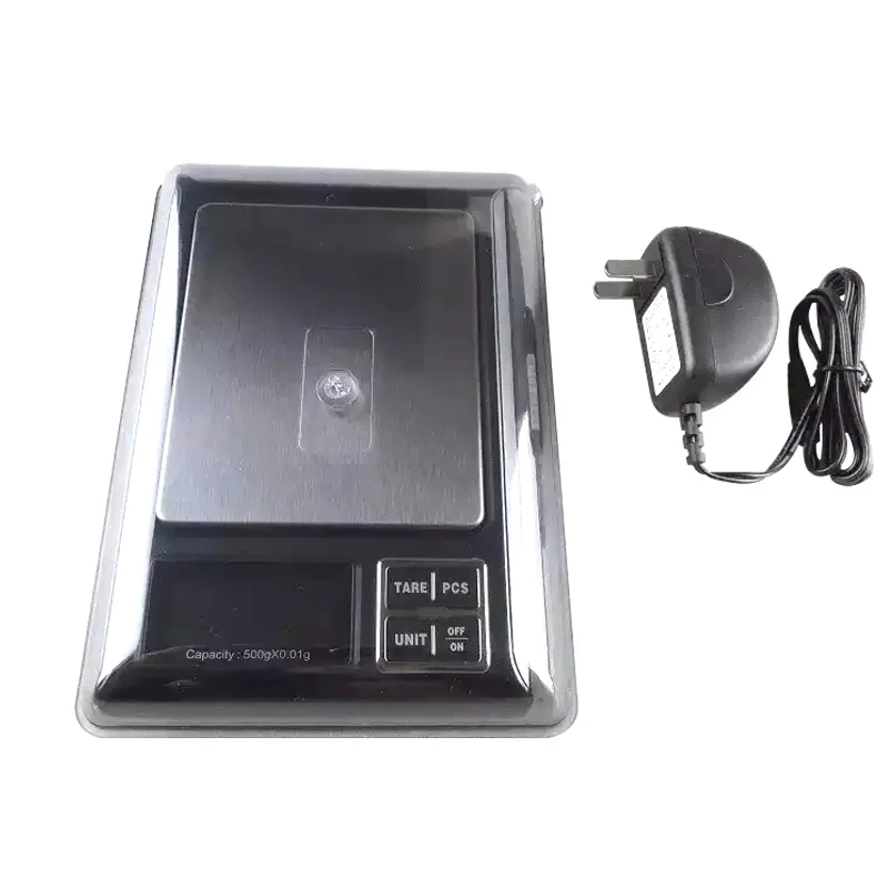 

AJY BL-01 500g 0.01g digital drug pocket scale with Large platform and adapter