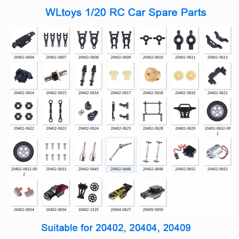 rc car parts and accessories